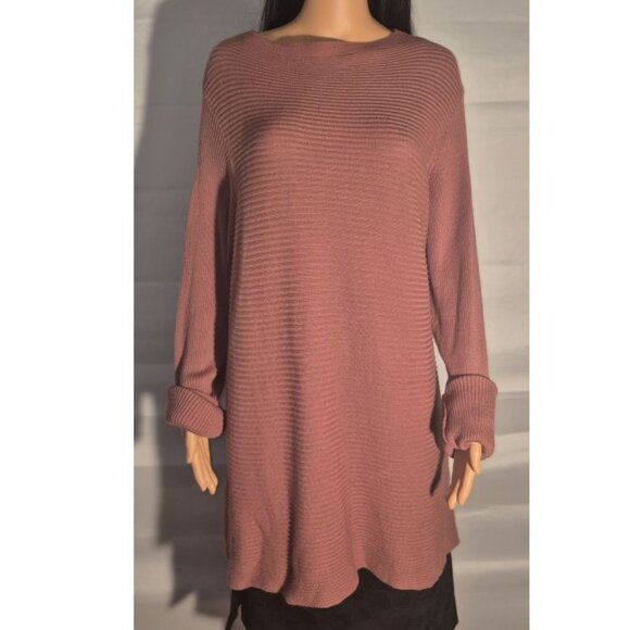 LOGO LORI GOLDSTEIN long Tunic top, Mauve in size XL - Picture 1 of 14
